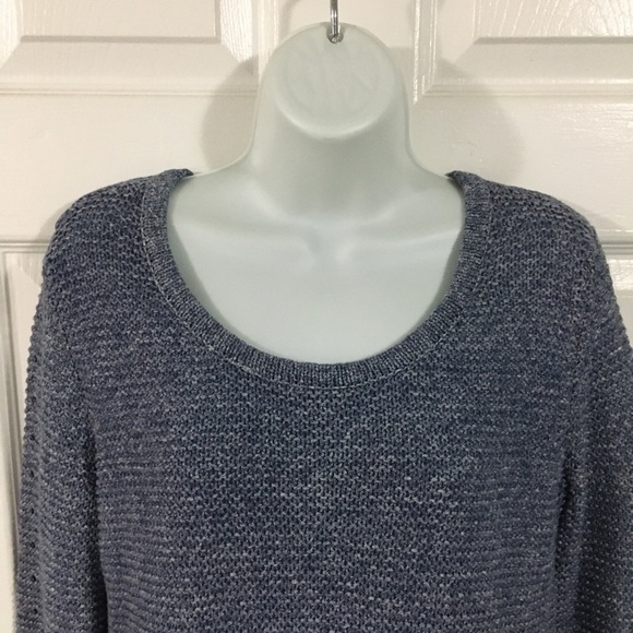 RAG & Bone Blue Knit Laurel Pullover Sweater - Picture 3 of 10